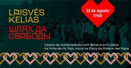 Portugalijos lietuviai kviečia išreikšti palaikymą Baltarusijos žmonėms
