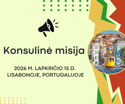 Konsulinė misija Lisabonoje, Portugalijoje 2026 metais